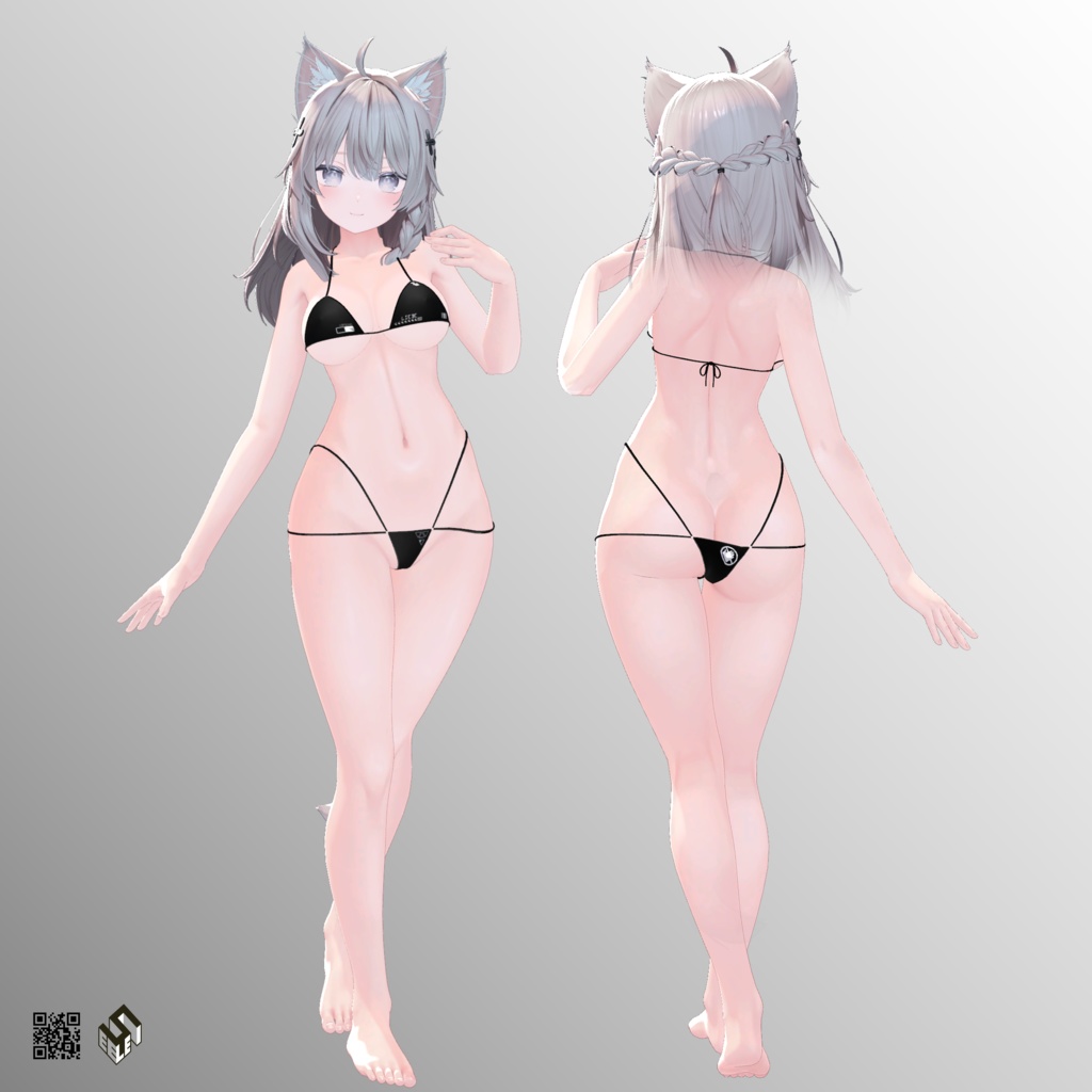 【しなの用】メッシュシャツ/スニーカー・フェアラウフェン/ 上着・ツクンフト/ ホットパンツ・シュテルン/ シンプルビキニ - Fishnet Shirt/ Jacket -Zukunft /Hot Pants -Stern-/ Sneakers -Verlaufen- / Simple Bikini - For Shinano