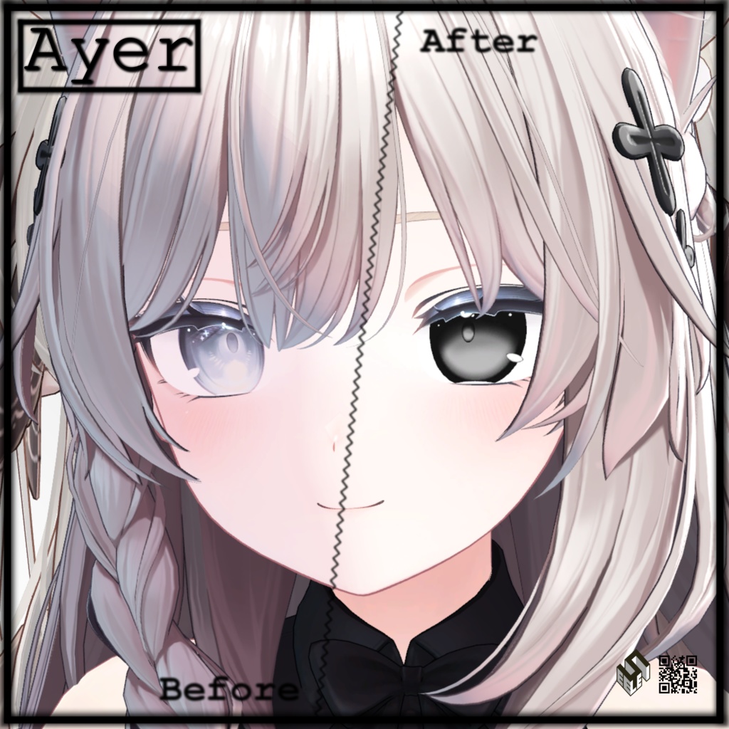 【11モデル対応】 アイテクスチャ『アイエア』 - Eye Texture -Ayer- For 11 Avatars