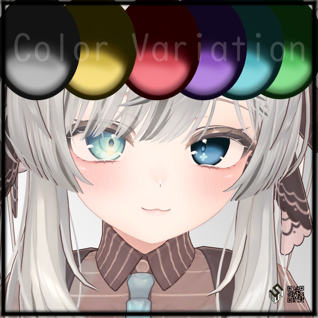 【11モデル対応】 アイテクスチャ『アイエア』 - Eye Texture -Ayer- For 11 Avatars