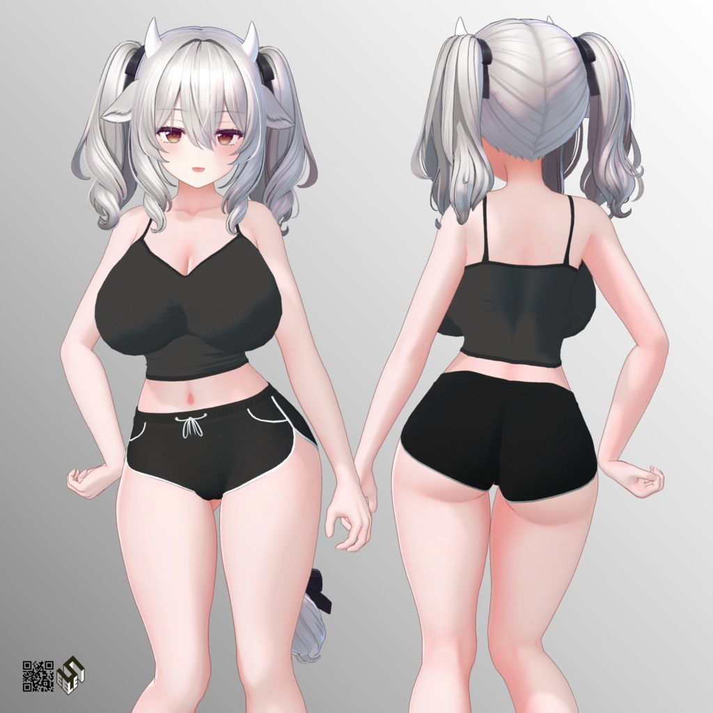 【ミルティナ用】ジャストドルフィンパンツ & キャミトップ - Just Dolphin Pants & Cami Top - For Milltina