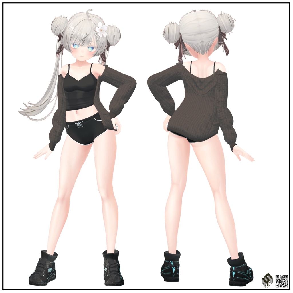 【16モデル対応】シンプルカーディガン - Simple Cardigan For 16 Avatars