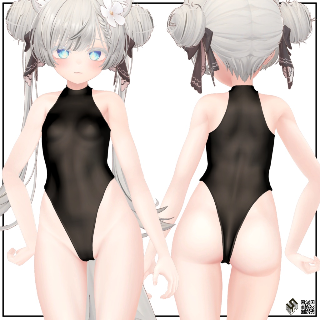 【14モデル対応】シンプルレオタード - Simple Leotard For 14 Avatars