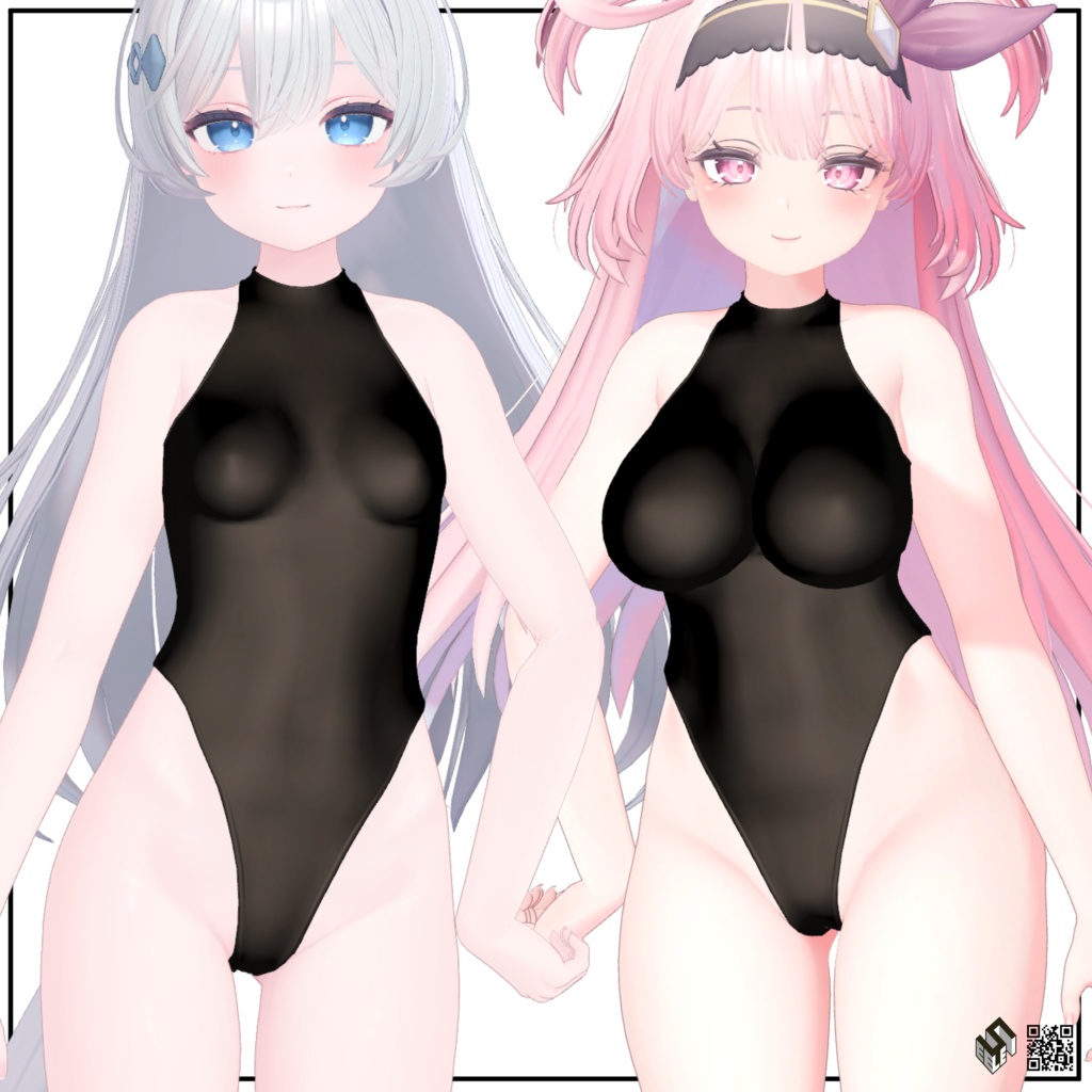 【14モデル対応】シンプルレオタード - Simple Leotard For 14 Avatars