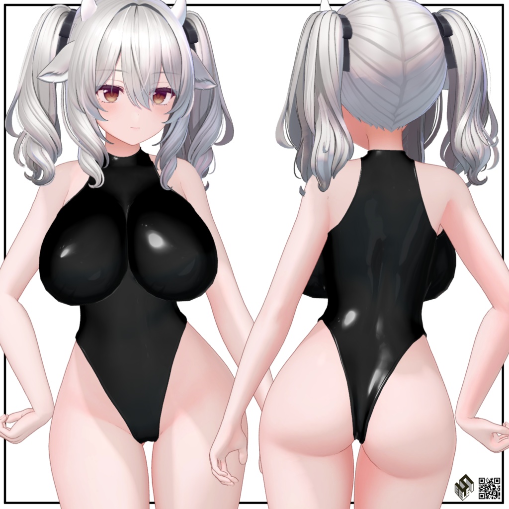 【14モデル対応】シンプルレオタード - Simple Leotard For 14 Avatars