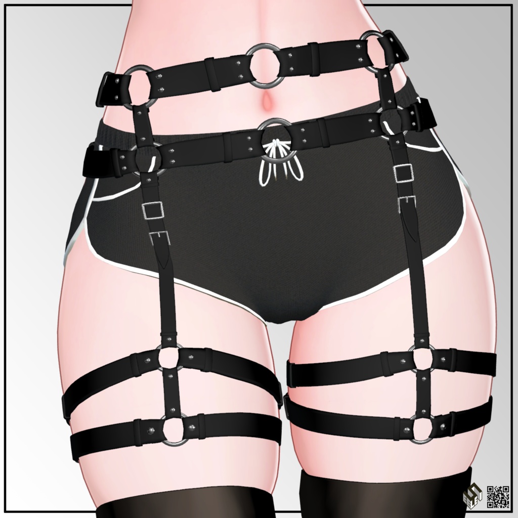 【15モデル対応】腰下ハーネス - Lower Harness For 15 Avatars