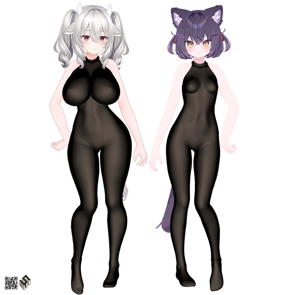 『350円Sale』【10モデル対応】全身タイツ - Half Body Stockings for 10 Avatars