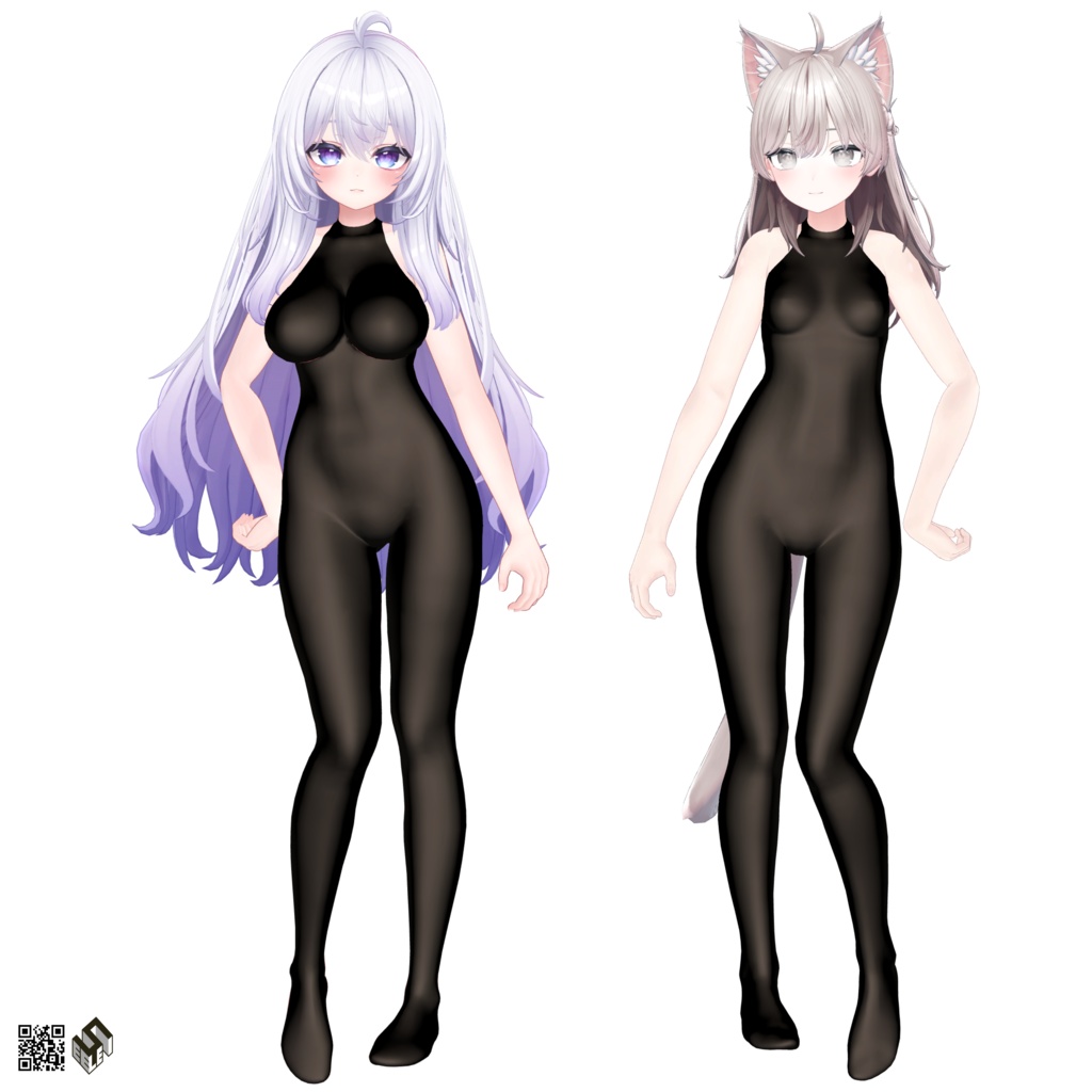 『350円Sale』【10モデル対応】全身タイツ - Half Body Stockings for 10 Avatars