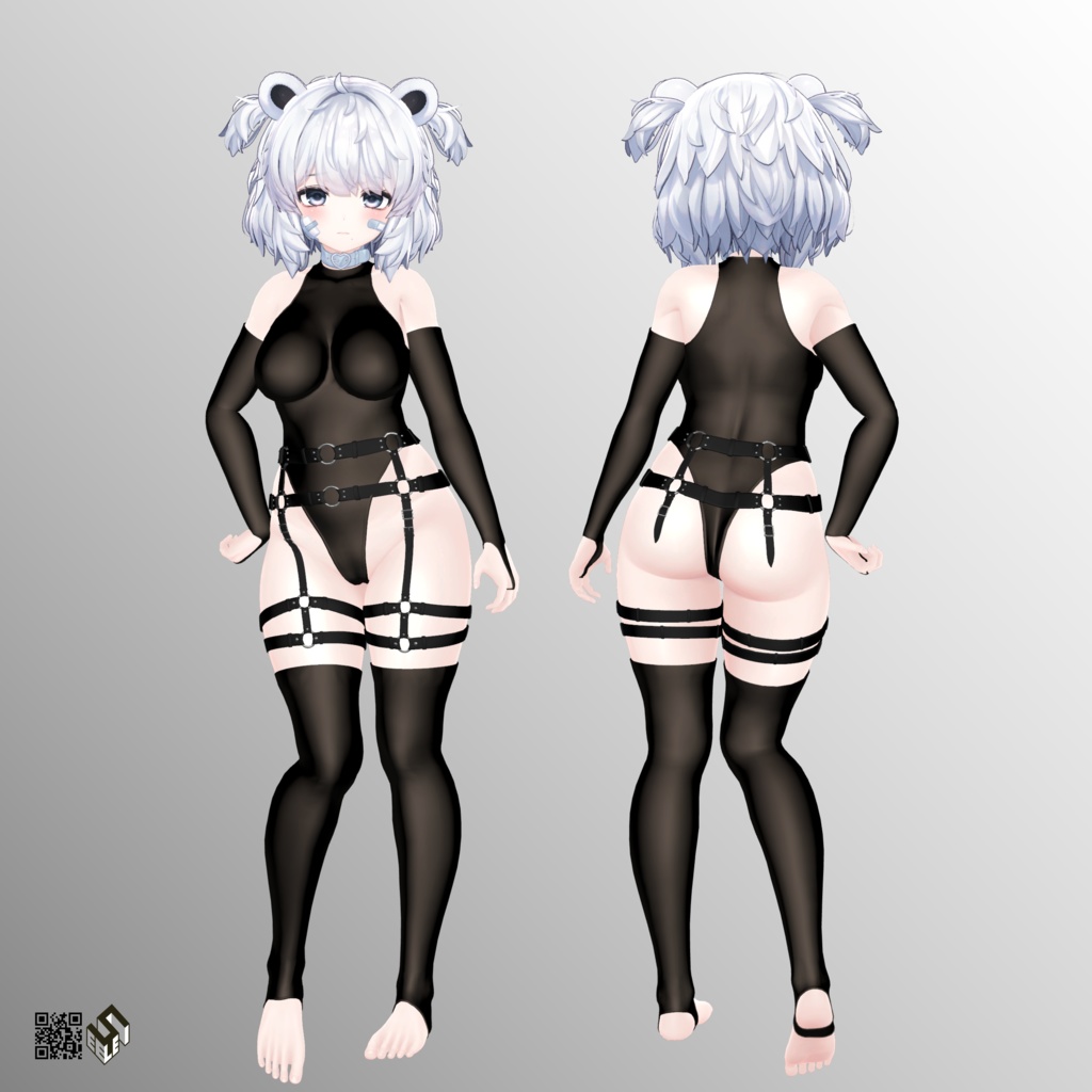 【クマリ用】シンプルレオタード/ 腰下ハーネス/ シンプルリンググローブ/ シンプルトレンカ - Simple Stirrups/Simple Ring Glove/ Lower Harness/ Simple Leotard for Kumaly