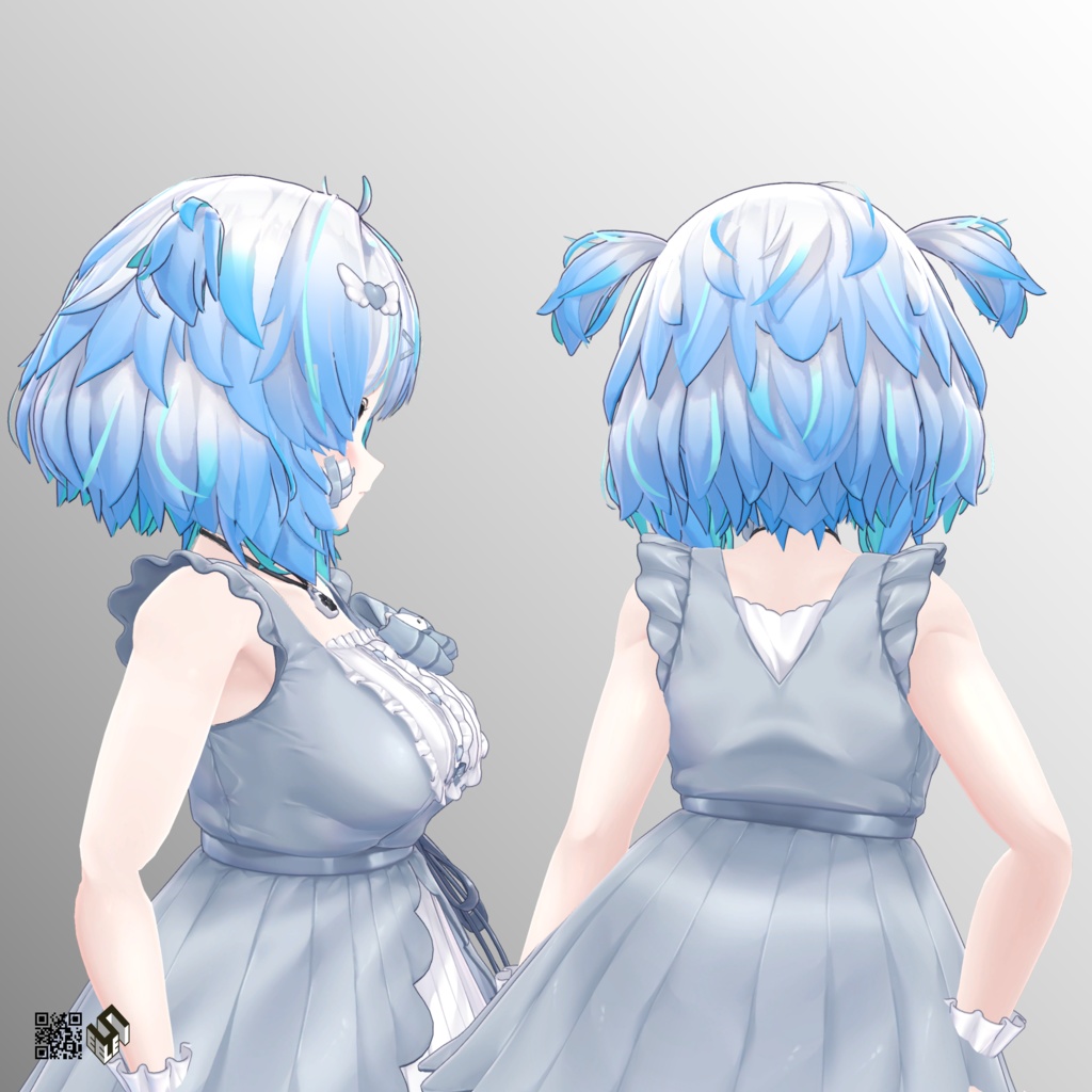 Sale【クマリ用】ヘア グラデーション メッシュ - Hair Gradient Texture for Kumaly
