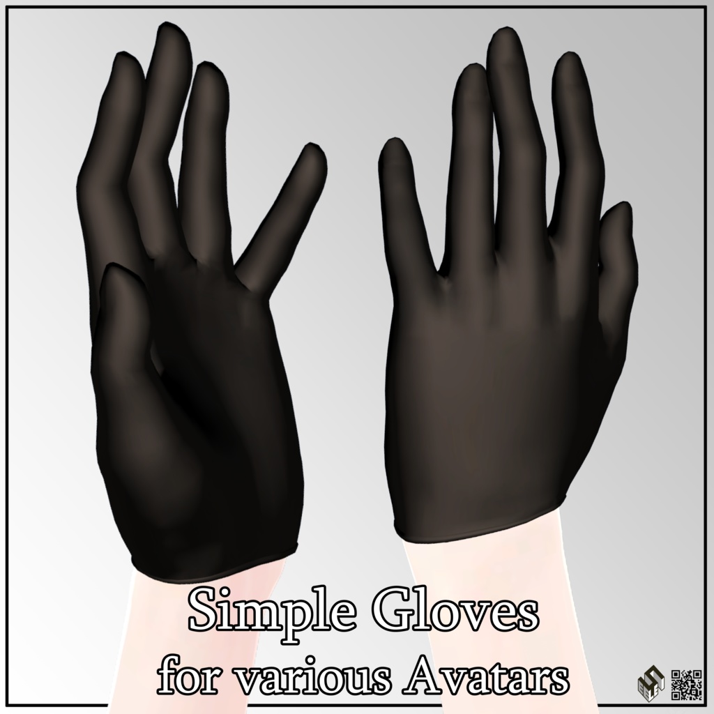 (sale)【10モデル対応】シンプルグローブ - Simple Gloves For 10 Avatars