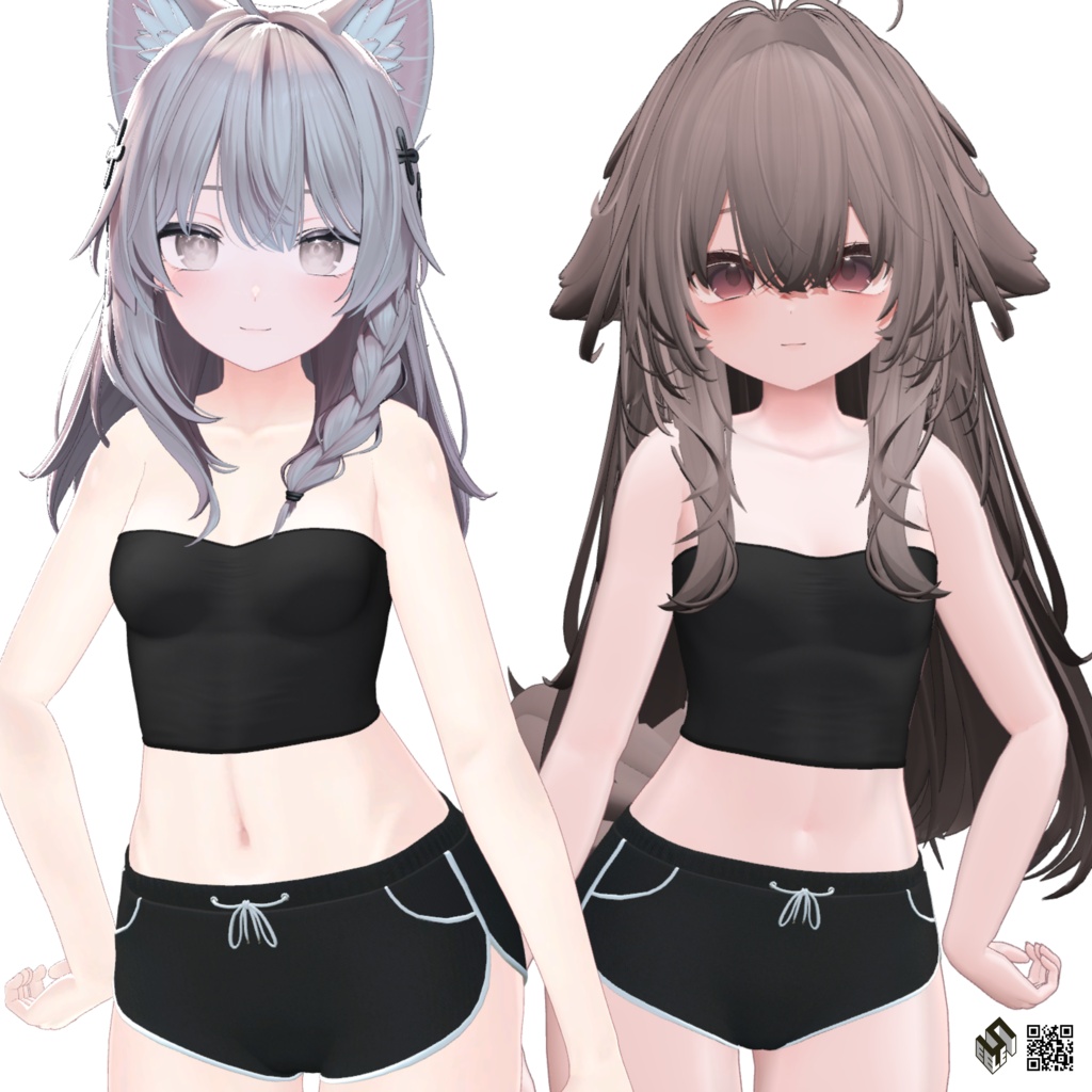 【15モデル対応】ベアトップ - BandeauTop for 15 Avatars