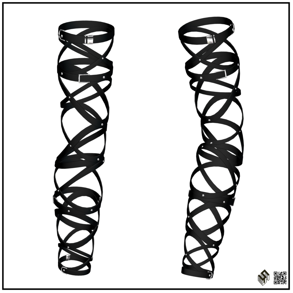 【12モデル対応】アームハーネス - Arm Straps for 12 Avatars