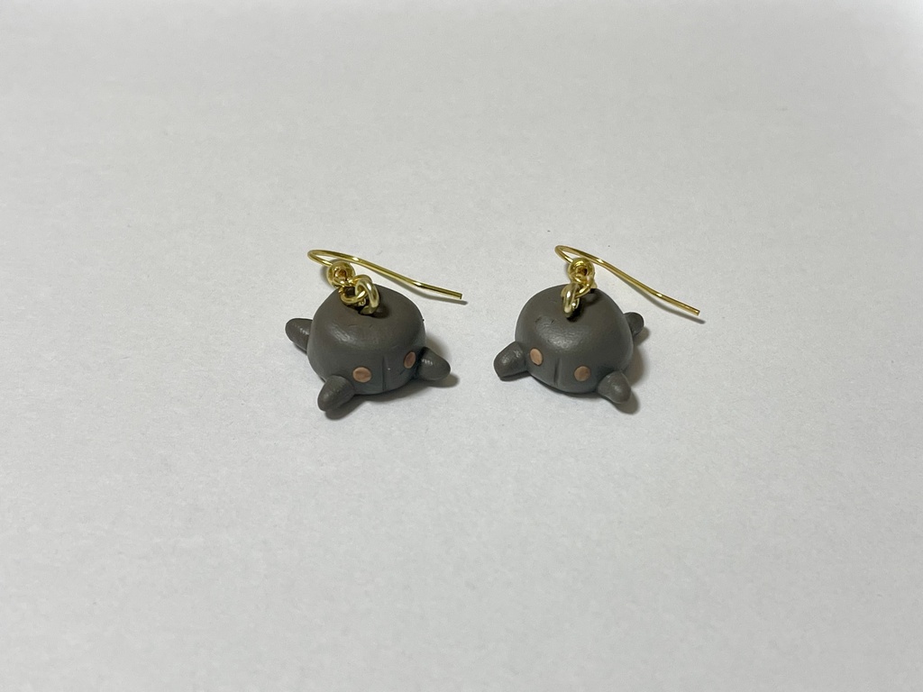 ちいさな蟹さんのイヤーアクセサリー