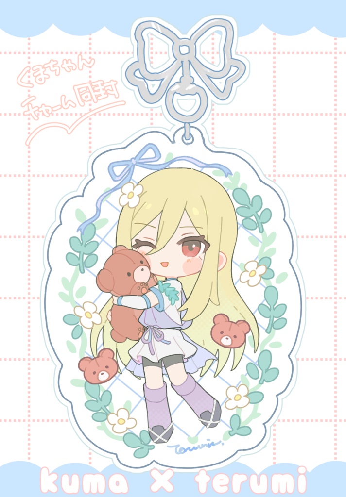 くまちゃんといっしょアクキー