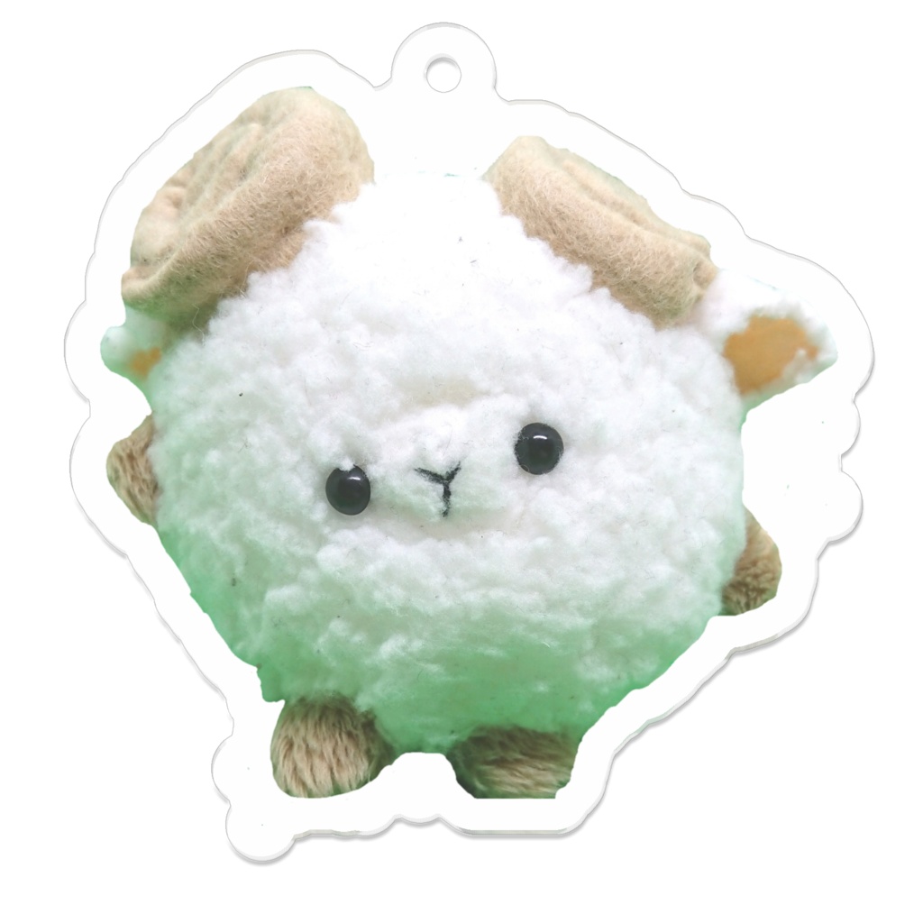 まるあにまる【ひつじ】アクリルキーホルダー - yurisukeanimal まるあにまる【ひつじ】アクリルキーホルダー - yurisukeanimal