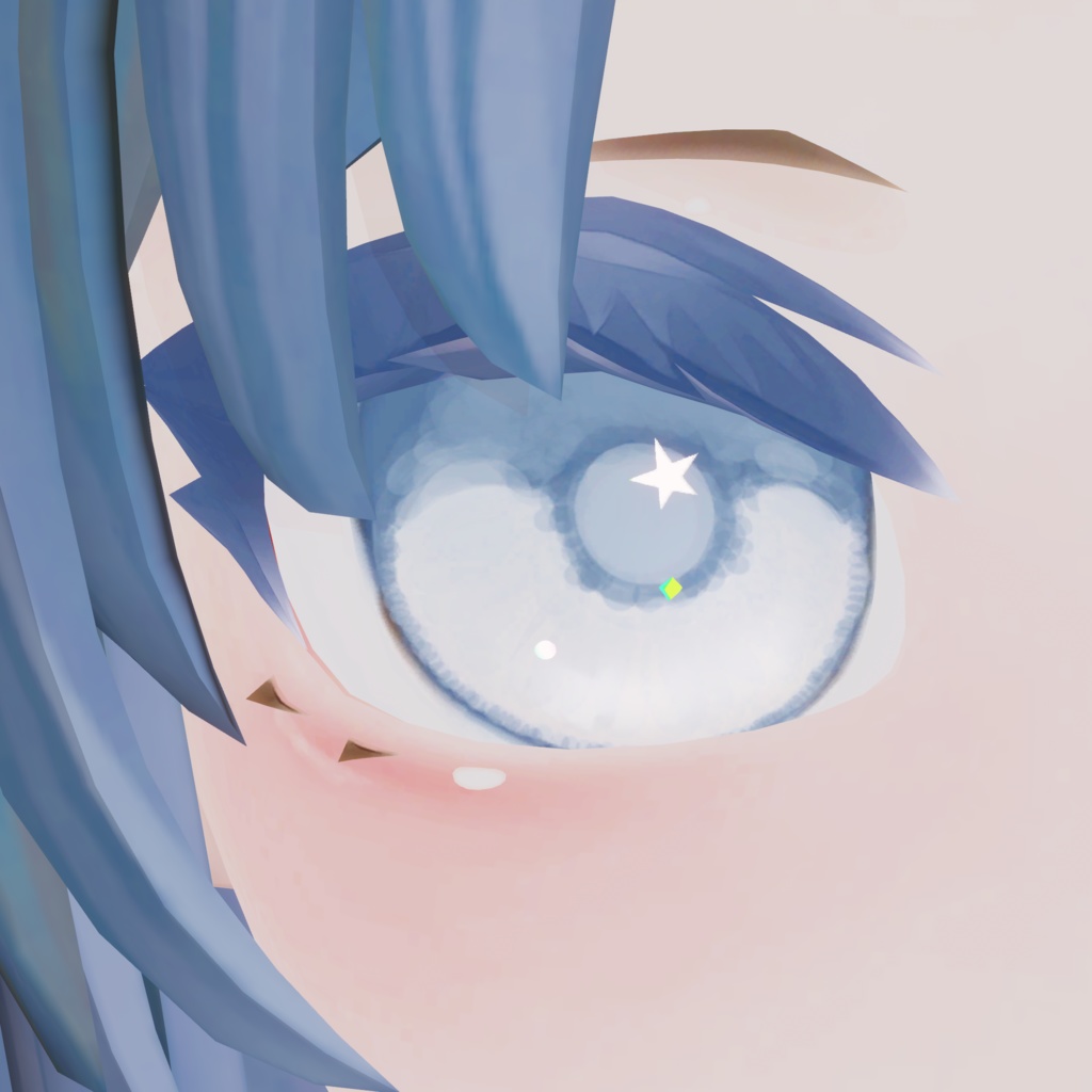 【星の目】「メロトロン用」メイクテクスチャ+アイテクスチャ