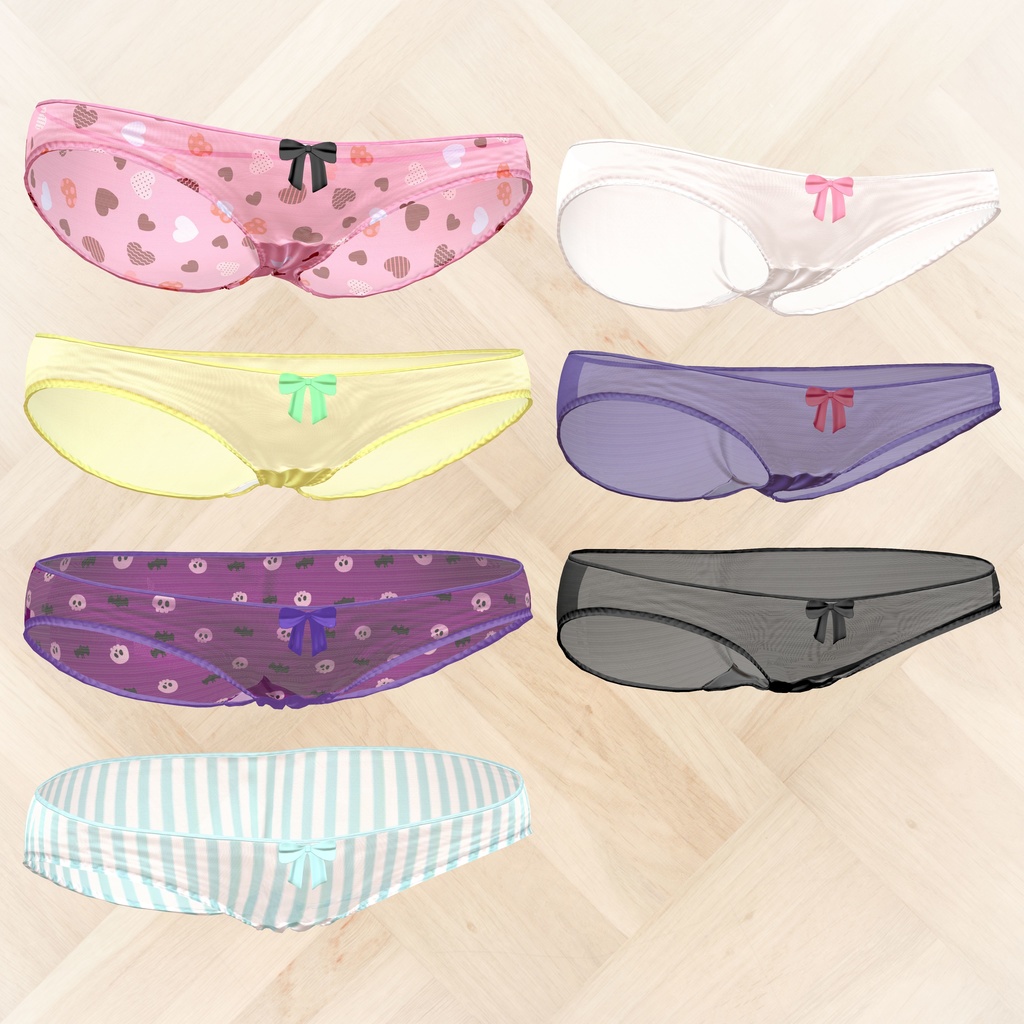 【6アバター対応】ローライズショーツ リルフィ