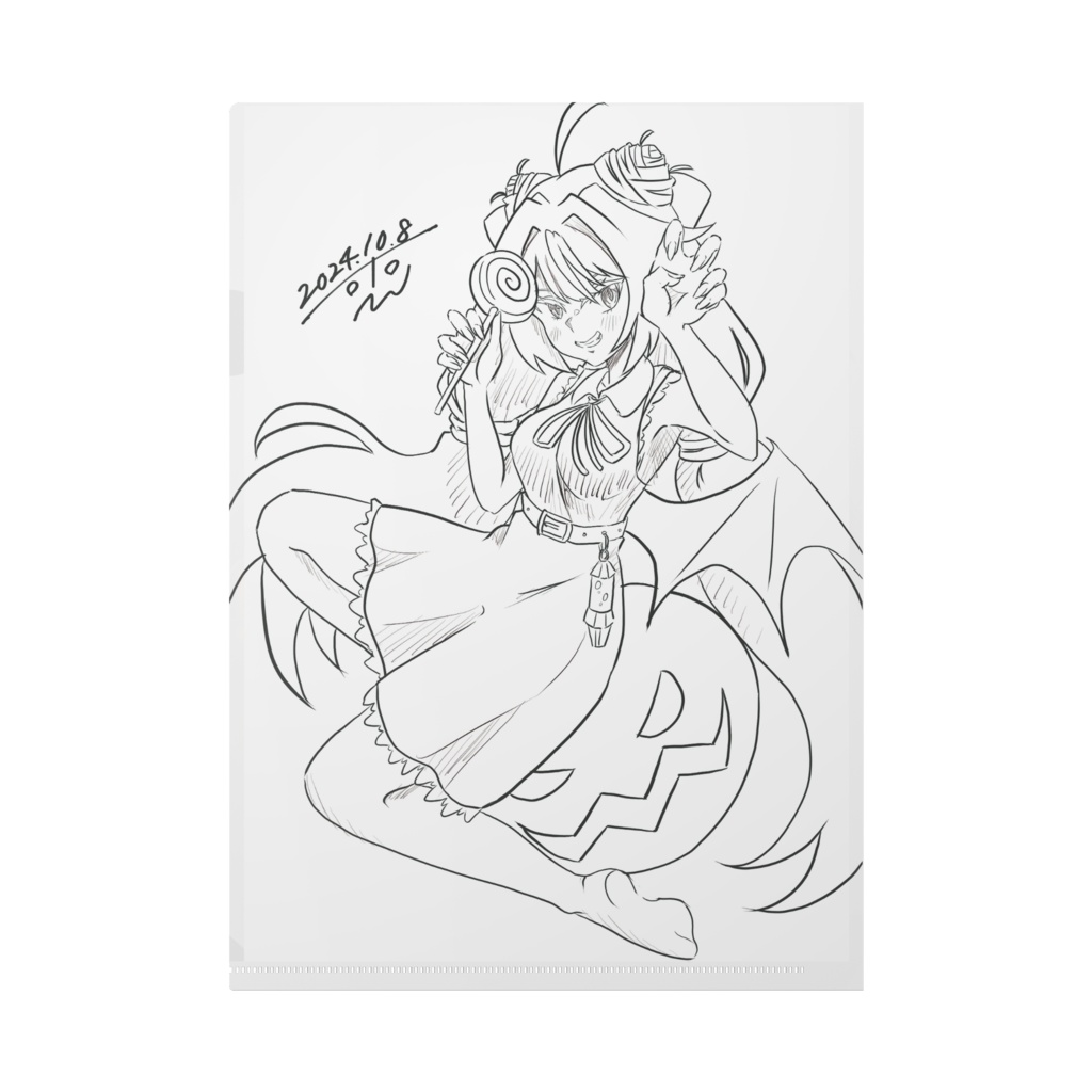 【HAPPYHALLOWEEN2024】吸血鬼ちゃんクリアファイル