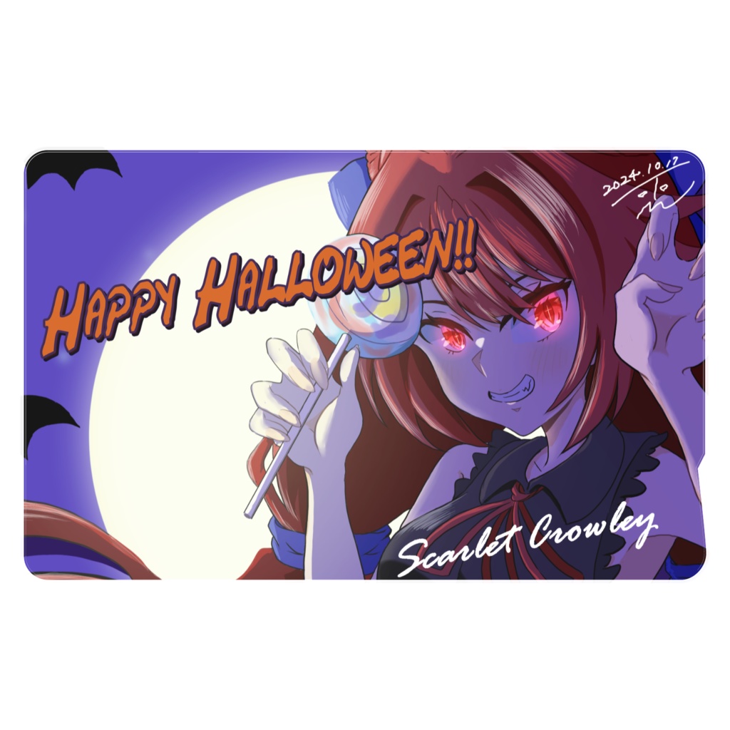 【HAPPYHALLOWEEN2024】吸血鬼ちゃんICカードステッカー