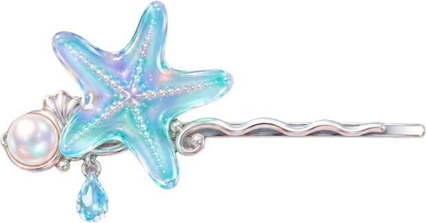 【無料配布】💧人魚の涙💧 ヘアピンセット 2種