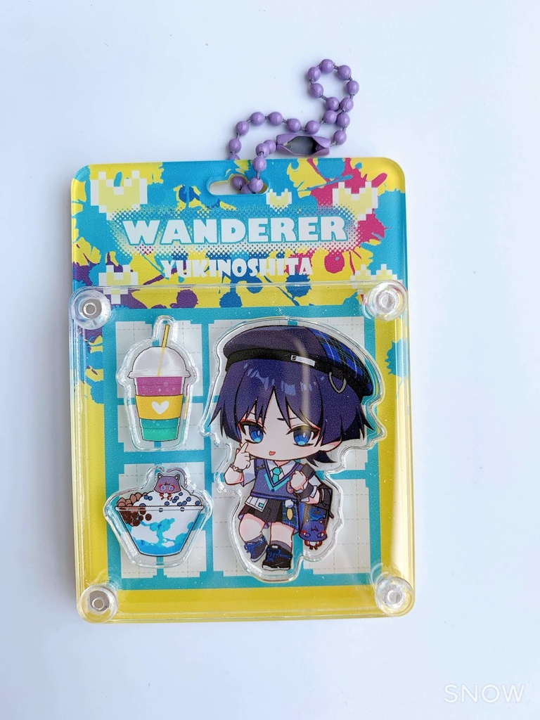 【単品】パッケージ風アクキー【放浪者】（ブリスター風アクキー）