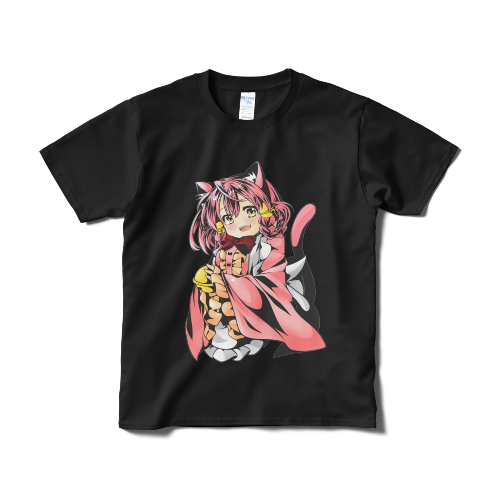 白扇 ねここTシャツ1