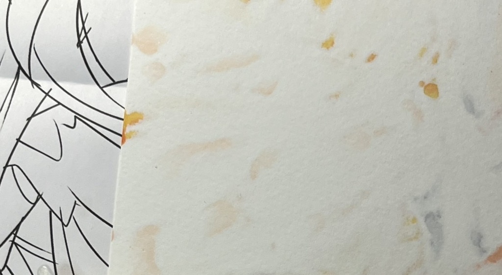 オリジナル手描きイラスト 巫女きつねさん 狐 B5