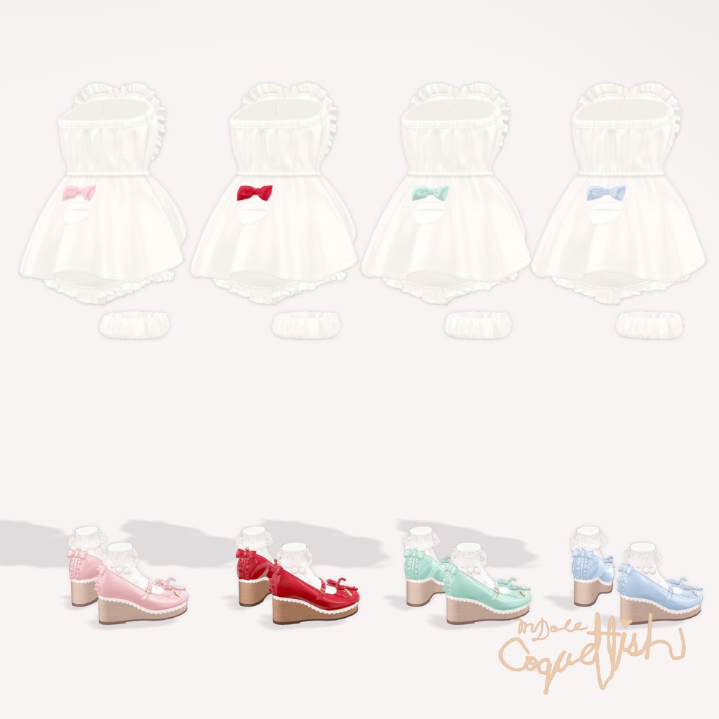 【25以上アバターセミ対応】Wrap Towel Doll【#MDoll_Coquettish】