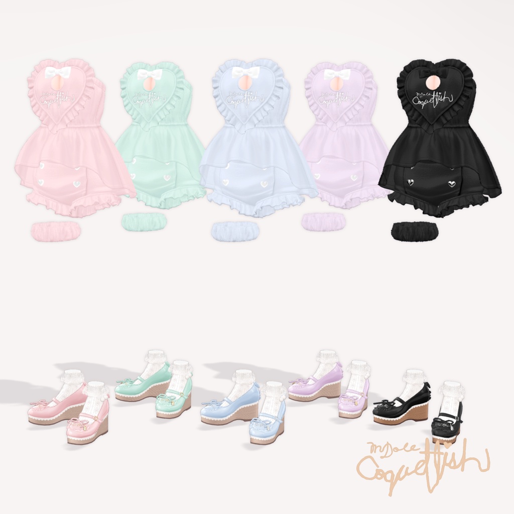 【25以上アバターセミ対応】Wrap Towel Doll【#MDoll_Coquettish】