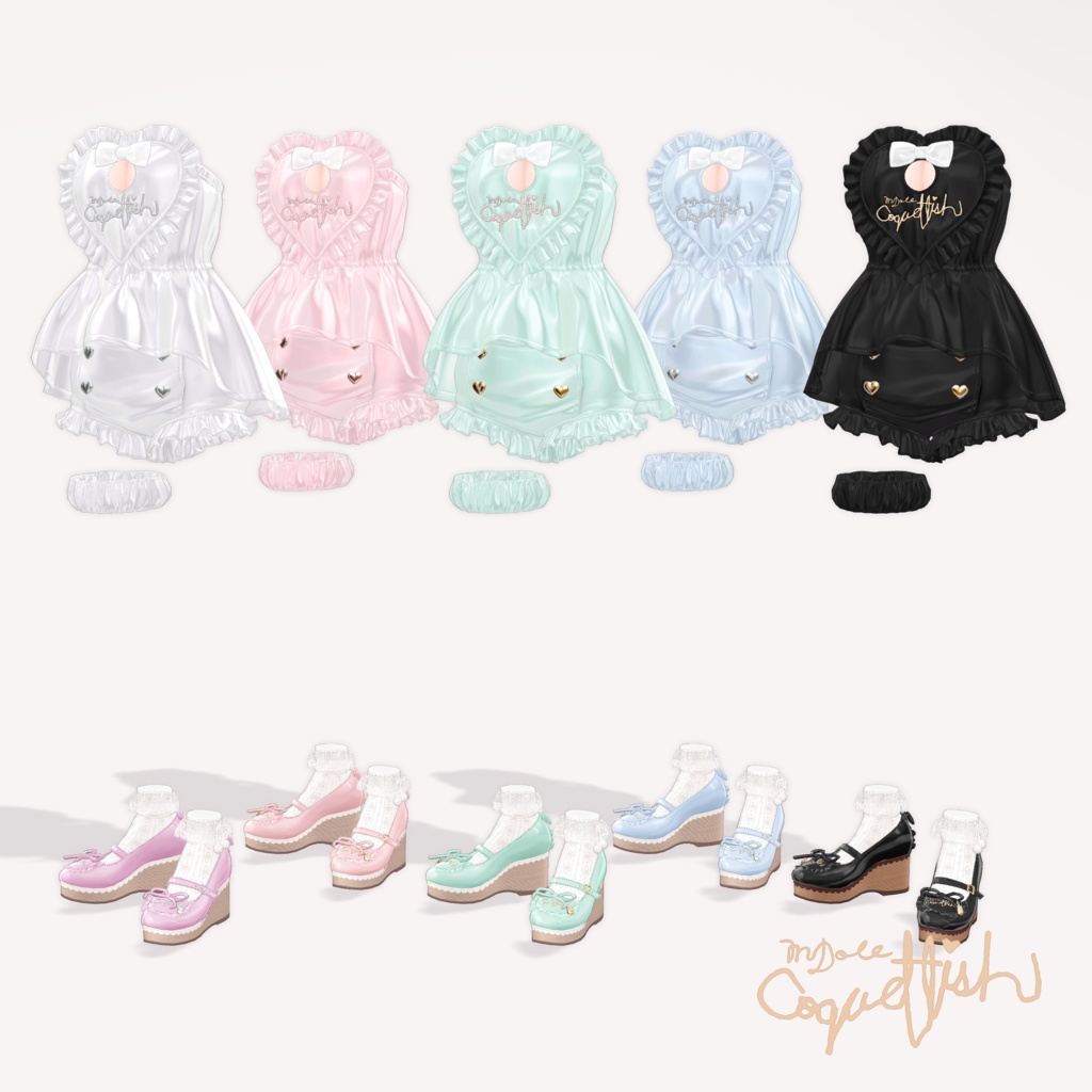 【25以上アバターセミ対応】Wrap Towel Doll【#MDoll_Coquettish】