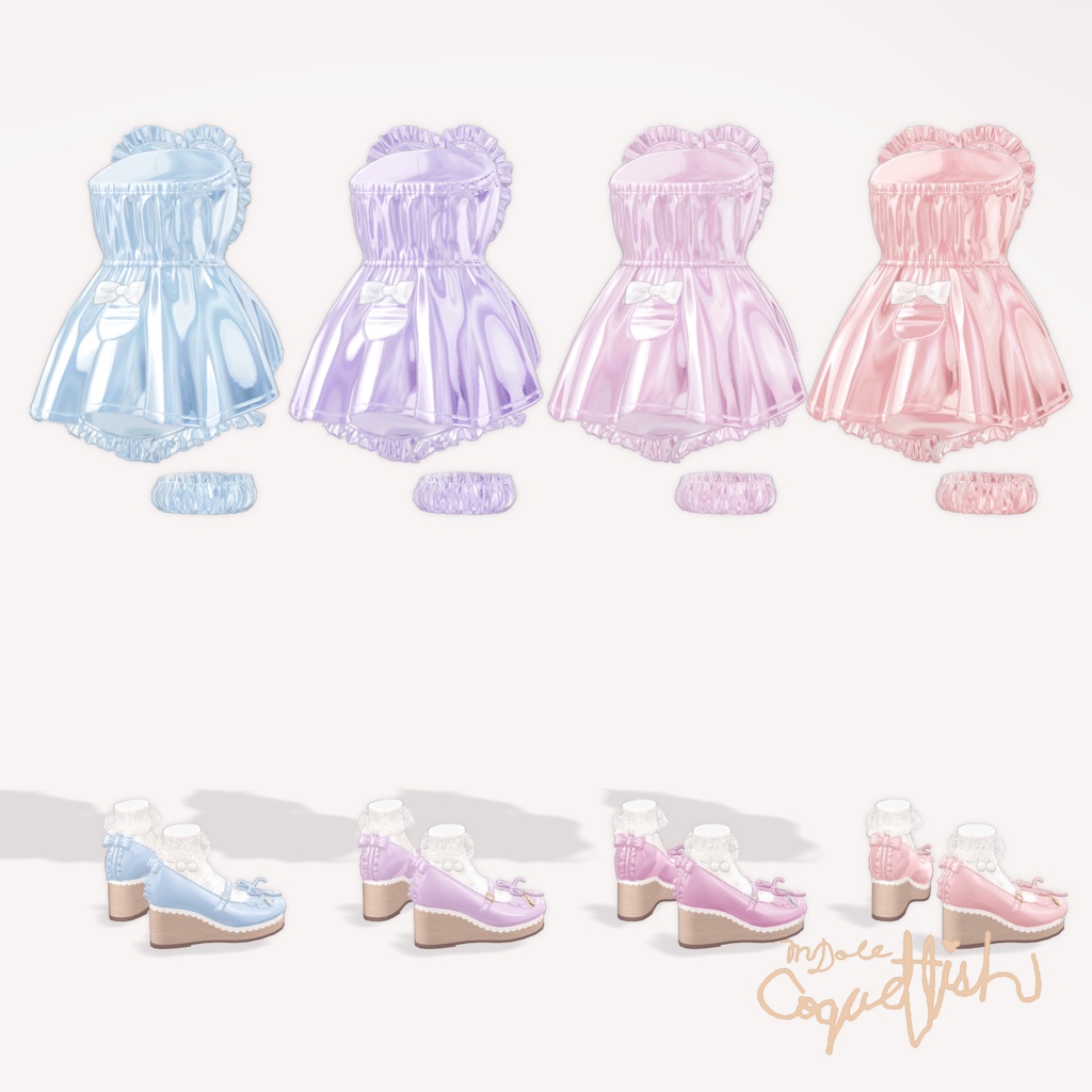 【25以上アバターセミ対応】Wrap Towel Doll【#MDoll_Coquettish】