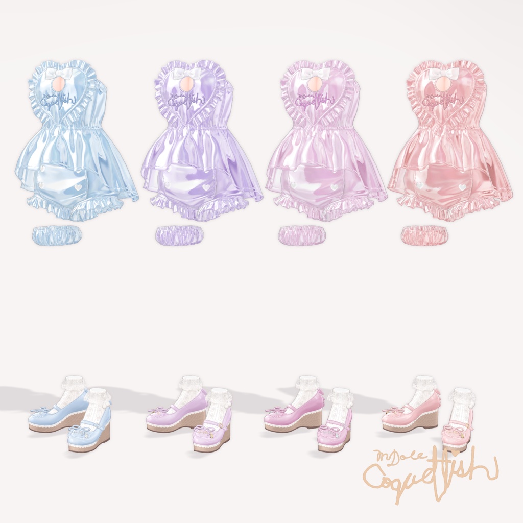 【25以上アバターセミ対応】Wrap Towel Doll【#MDoll_Coquettish】