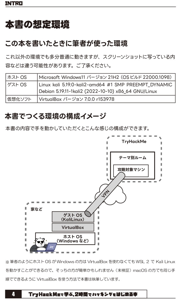 TryHackMeで学ぶ、ハッキングを2時間ではじめる本 #のみぞーん #ハッカーパンダ本