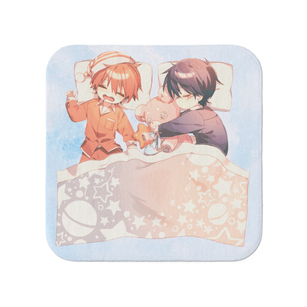 ねむねむおやすみハンドタオル