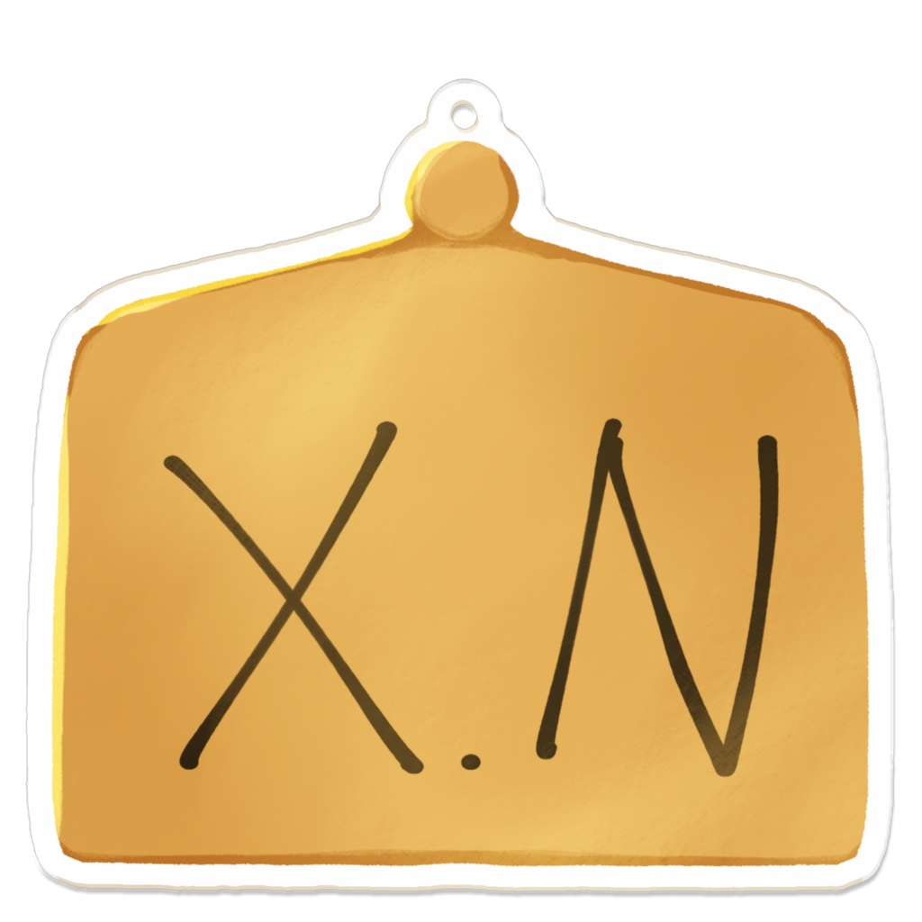 N番囚人の耳標_アクリルキーホルダー