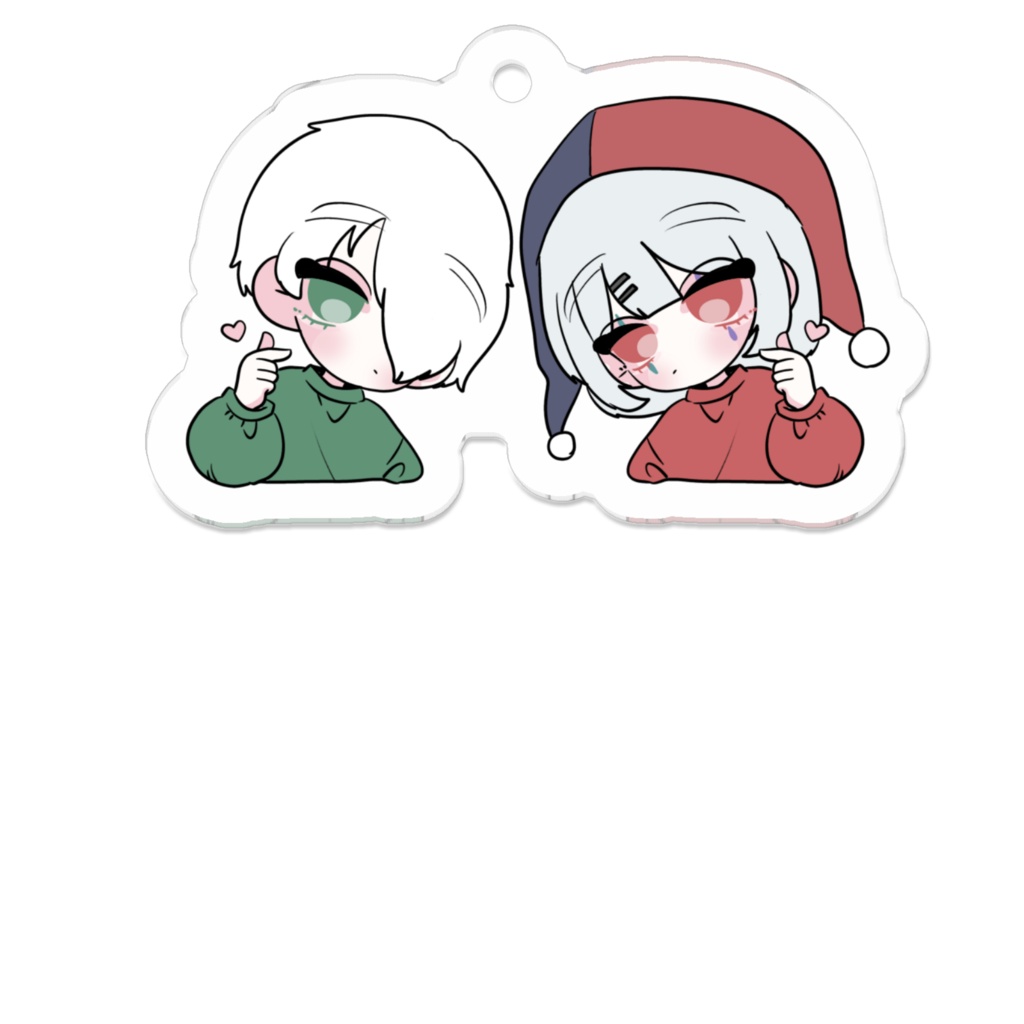 ルキアカルノとクラウンちゃん アクリルキーホルダー