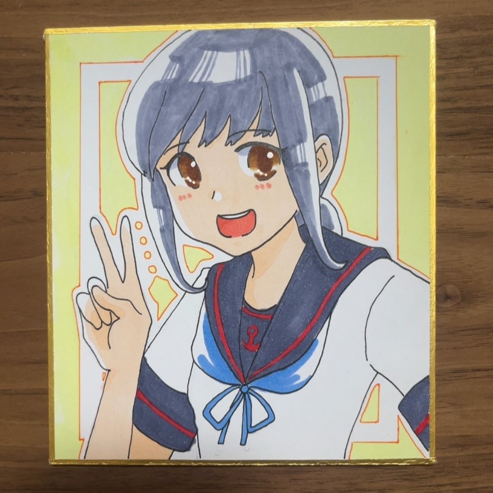 艦娘吹雪ちゃんミニ色紙