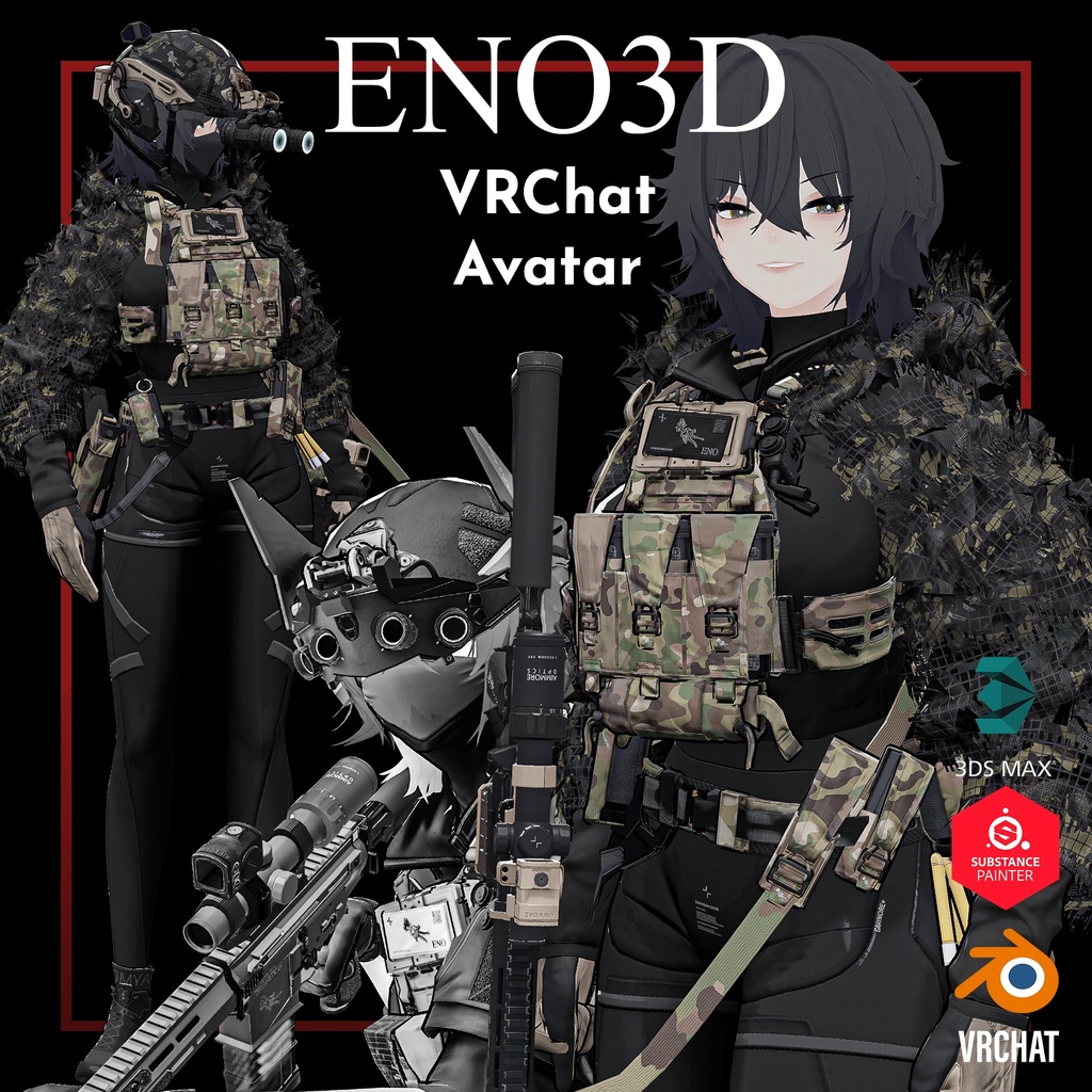 |3Dモデル|3D Model| Eno3D [FULL VER.]