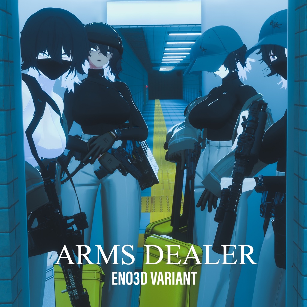 |3Dモデル|3D Model| Eno3D [ARMS DEALER VER.] - GRAYMORE+ - 8/8