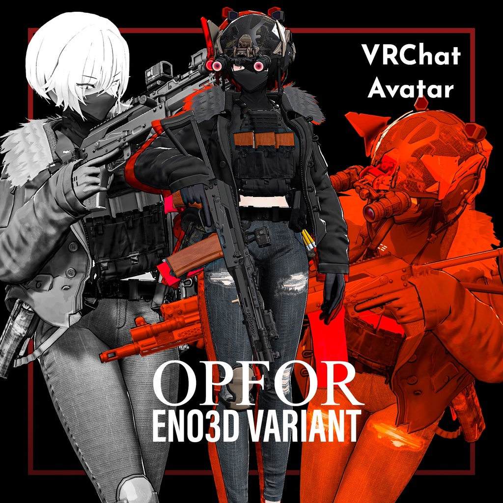 |3Dモデル|3D Model| Eno3D [OPFOR VER.]