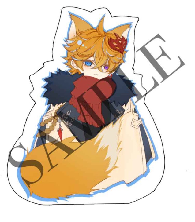 アクリルスタンド　狐タルタリヤ