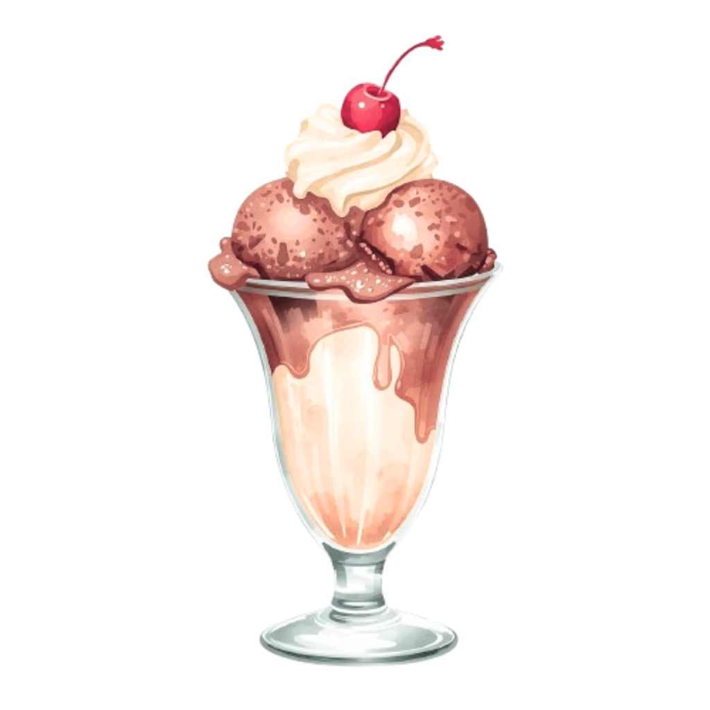 水彩ピンクのアンティーク旅行クリップアートセット(全11種類)