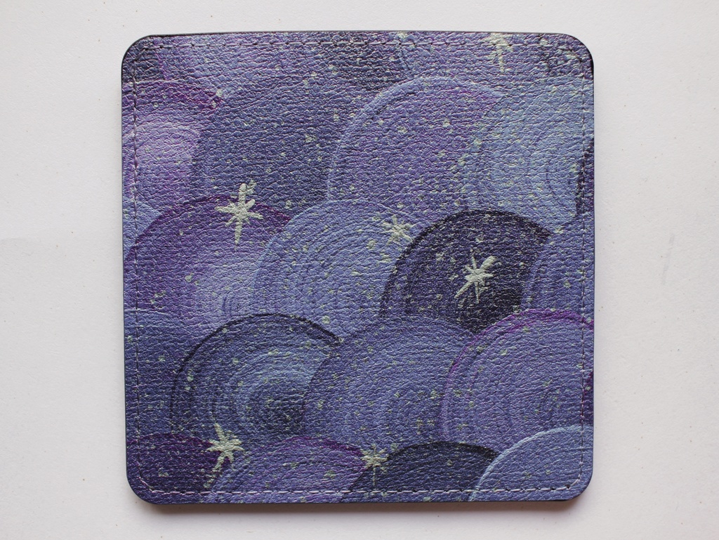 レザーミラー&専用ケースセット『宵星』