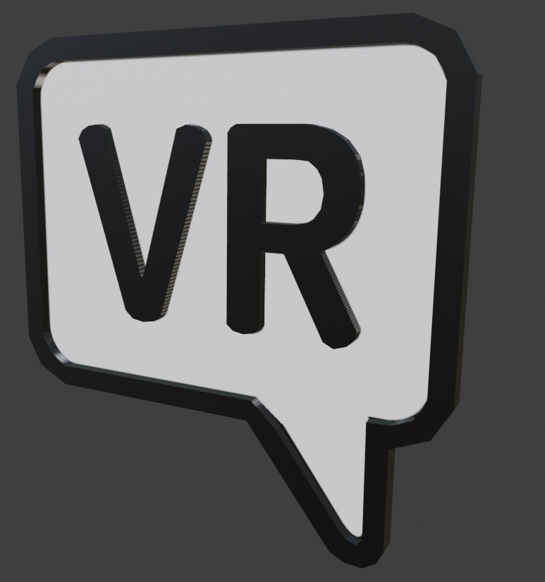 [OLD] free VRchat logo pin
