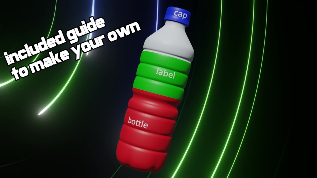 Bottles for Vtubers and VRchat