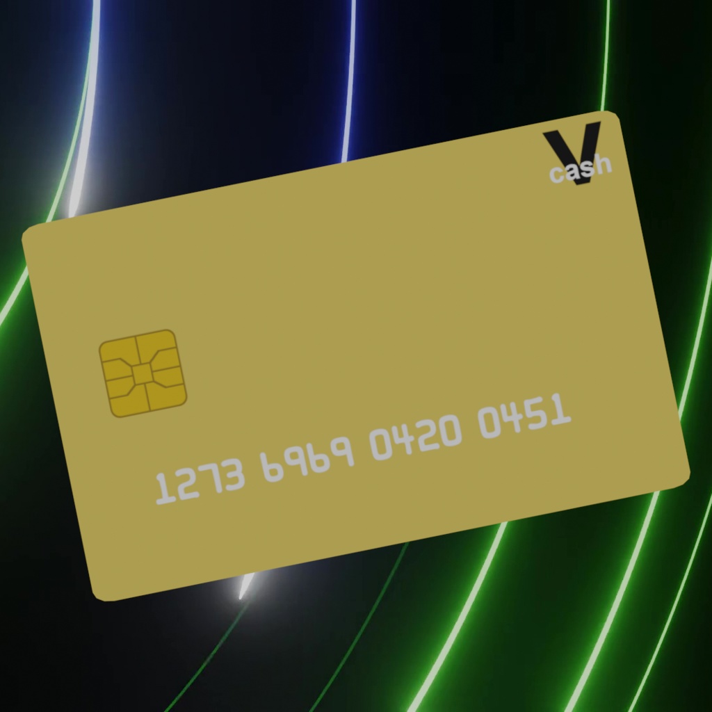 Creditcard for Vtubers and VRchat