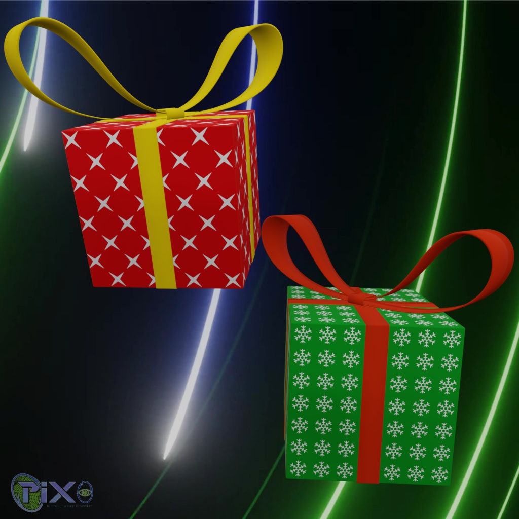 Christmas gift boxes for Vtubers and VRchat
