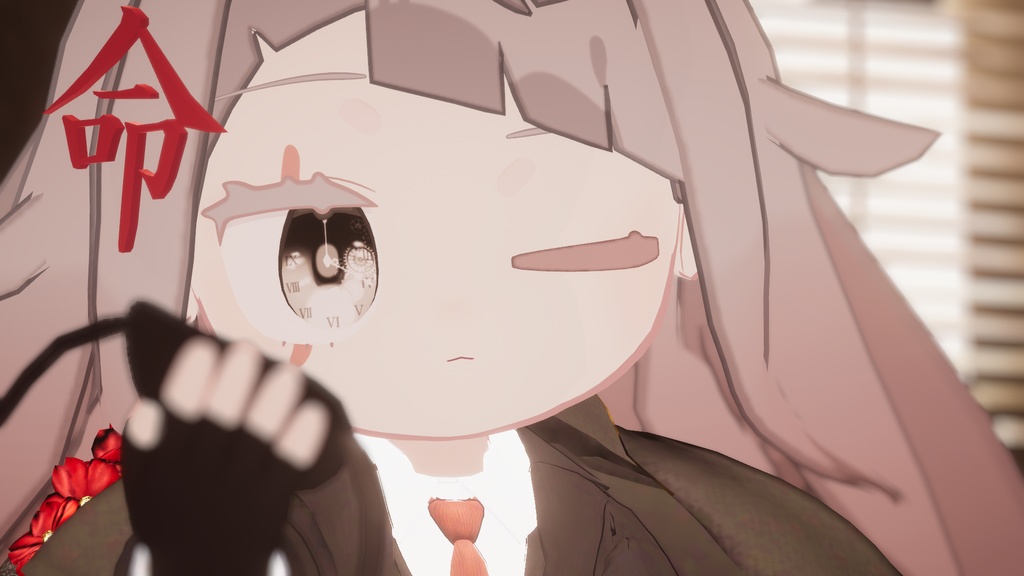 【みみのこ対応】秒針刻むクロックアイ