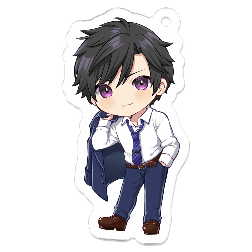 匠乙（どや、にこ）アクキー２種