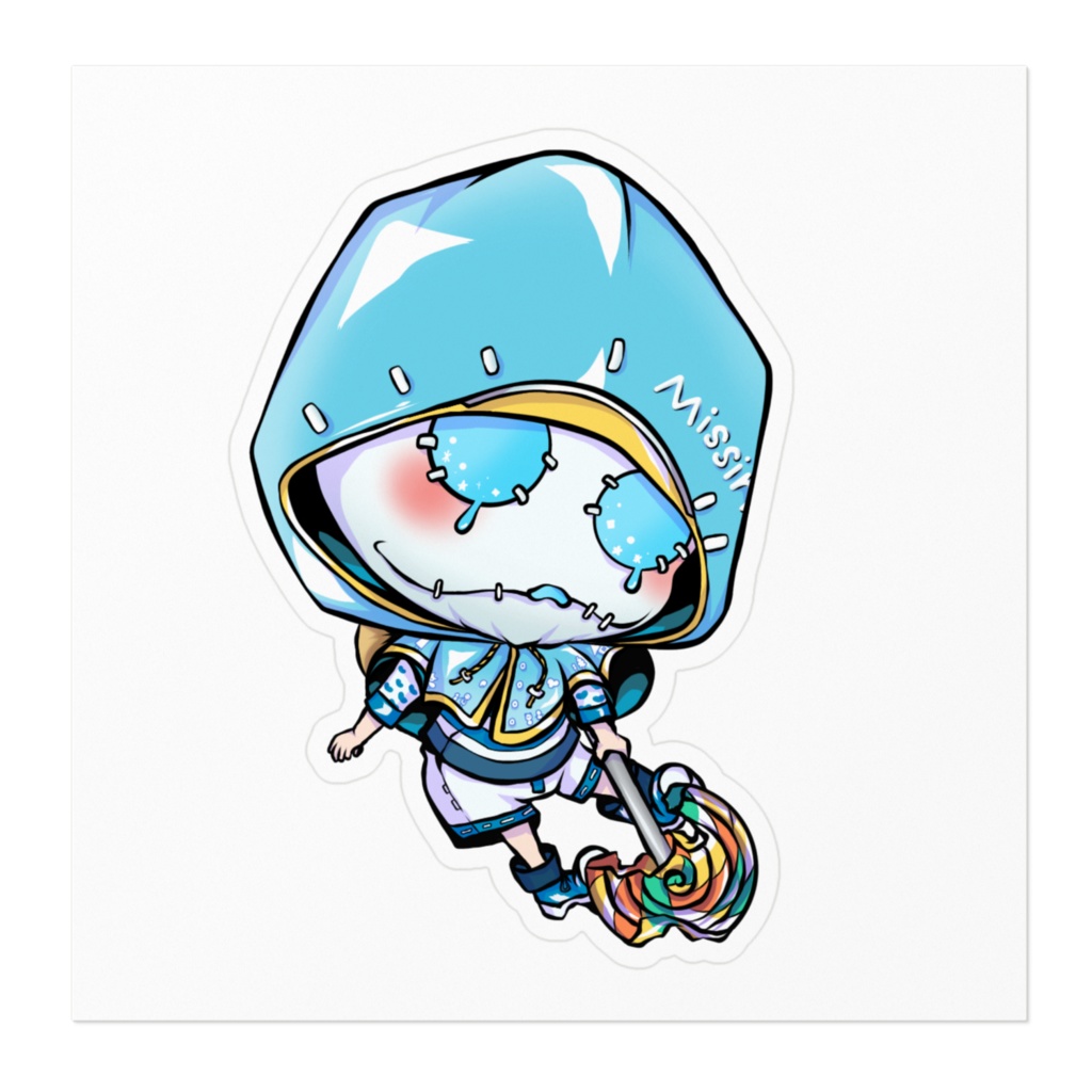 号泣ろびーくんすてっかー